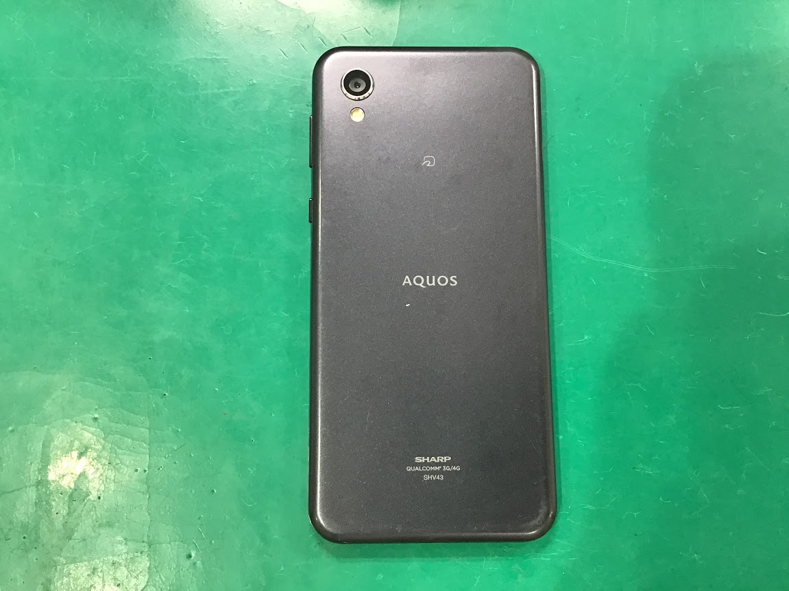 AQUOS  sense２の画面交換ならデータそのまま・最短即日修理のスマホ修理工房グランデュオ蒲田店へ！
